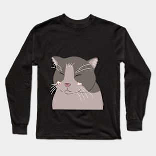 Smiling cat filter Long Sleeve T-Shirt